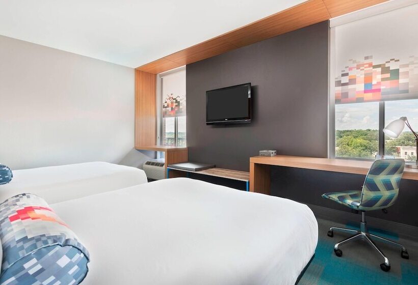 غرفه قياسيه سريرين مزدوجين, Aloft Tallahassee Downtown