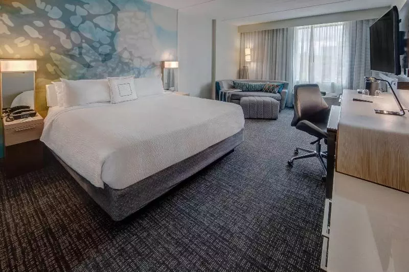 キングサイズベッドのスタンダードルーム, Courtyard By Marriott Dulles Airport Herndon