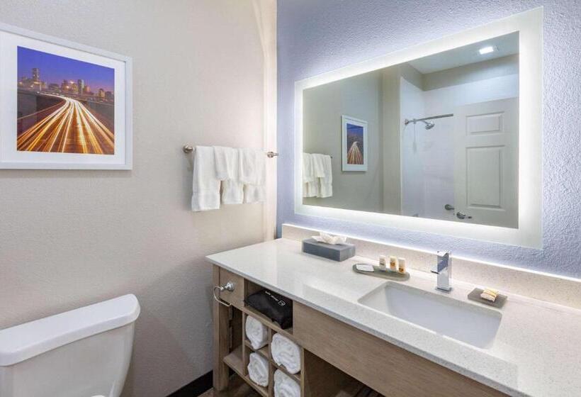 带大床的标准间, La Quinta By Wyndham Houston Channelview