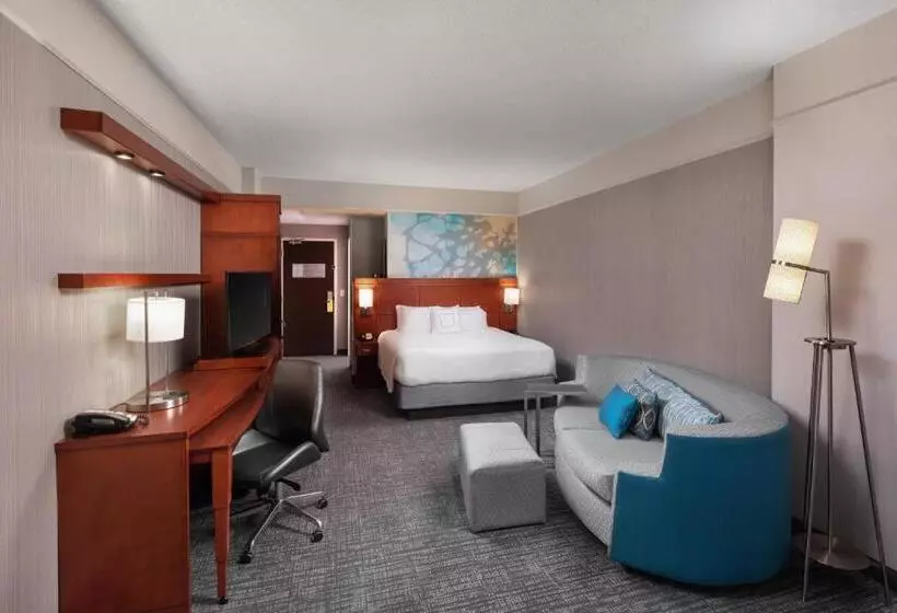 اتاق استاندارد با تخت بزرگ برای معلولان, Courtyard By Marriott Greenville Downtown