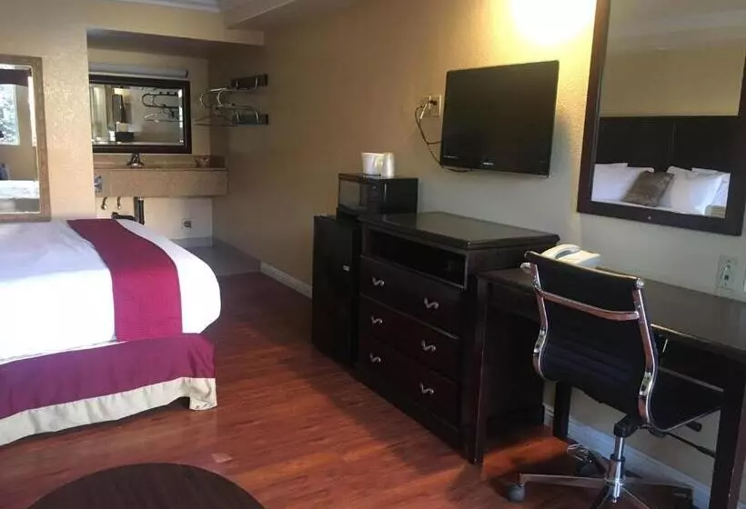 キングサイズベッドのスタンダードルーム, Budget Lodge San Bernardino
