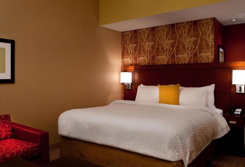 חדר סטנדרט עם מיטת קינג, Courtyard By Marriott Syracuse Downtown At Armory Square