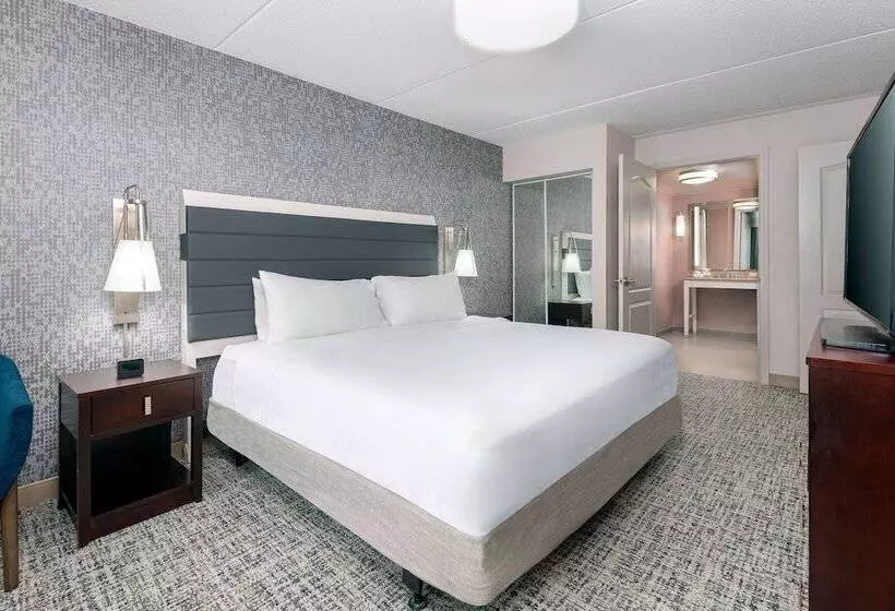 ２ベッドスイートルーム, Homewood Suites By Hilton Boston/canton, Ma