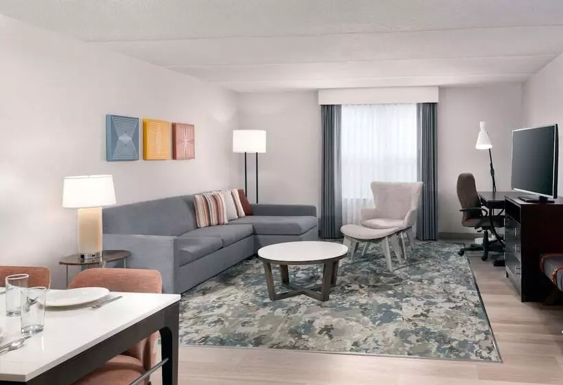 ２ベッドスイートルーム, Homewood Suites By Hilton Boston/canton, Ma