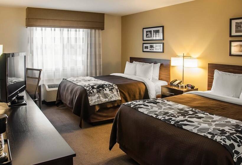 Номер Стандарт 2 Двуспальные Кровати, Sleep Inn & Suites Bismarck I94