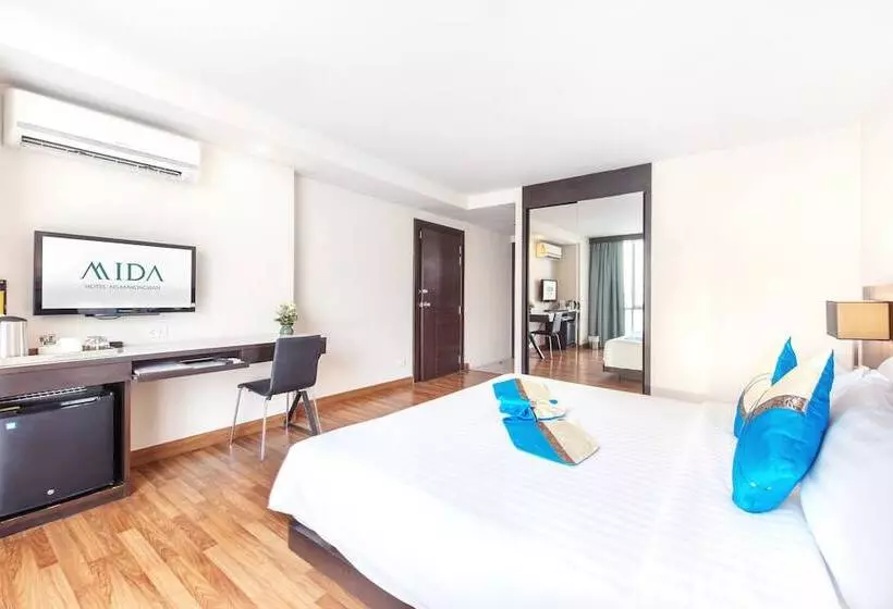 デラックスルーム, Mida Hotel Ngamwongwan   Sha Plus