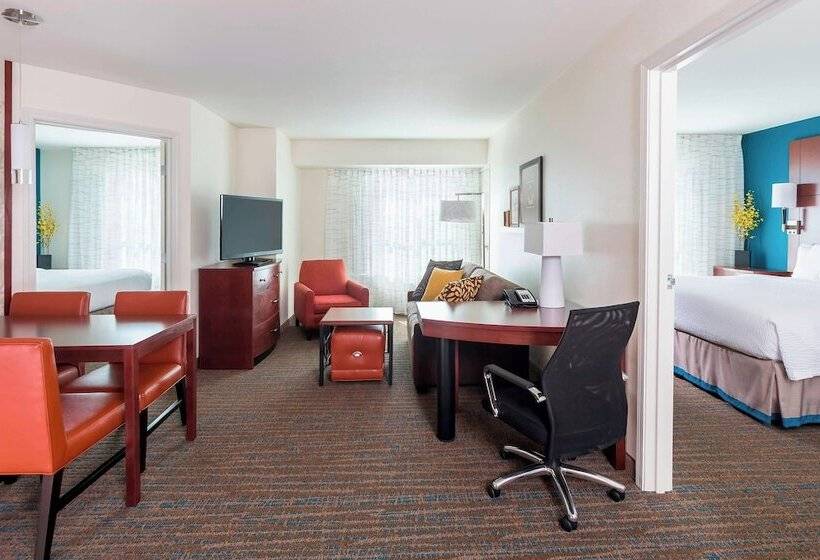 带2个卧室的套房, Residence Inn By Marriott Fargo