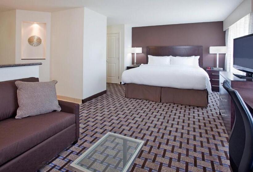 带大床的标准工作室, Residence Inn Odessa