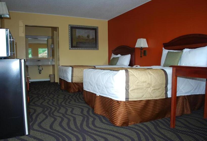 غرفه قياسيه سريرين مزدوجين, Duffys Motel   Calhoun