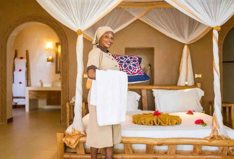 اتاق لوکس با چشم‌انداز دریا, Gold Zanzibar Beach House & Spa