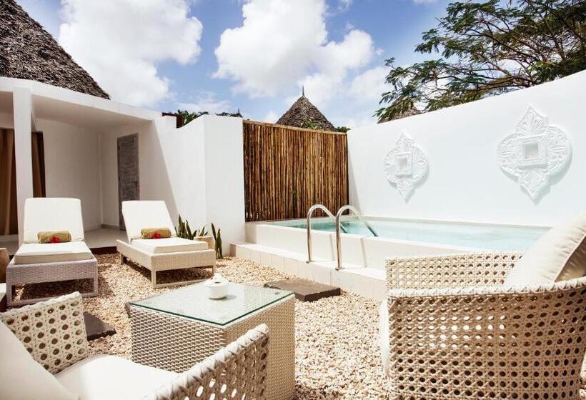 别墅: 1间卧室带游泳池, Gold Zanzibar Beach House & Spa