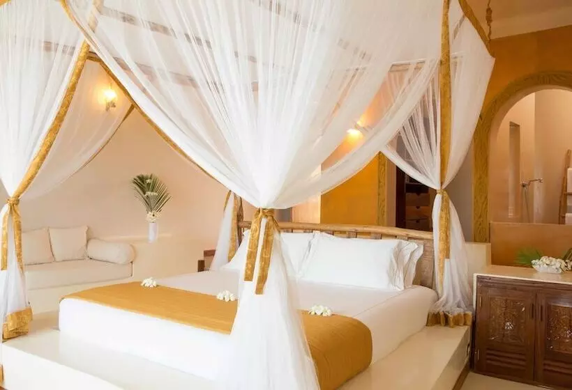 اتاق لوکس با چشم‌انداز دریا, Gold Zanzibar Beach House & Spa