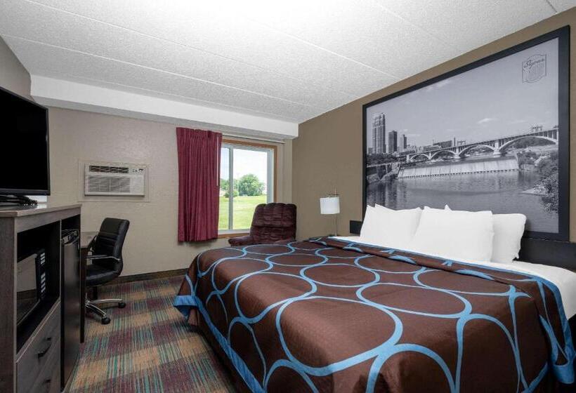 디럭스 스위트 킹 침대, Super 8 By Wyndham Glenwood