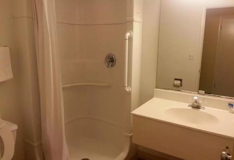 キングサイズベッドのスタンダードルーム, Americas Best Value Inn Lincoln Airport