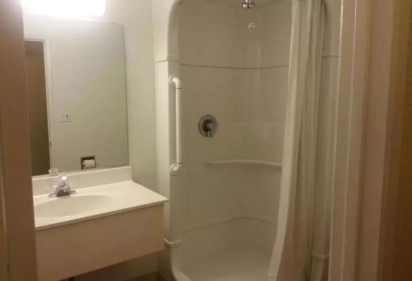 キングサイズベッドのスタンダードルーム, Americas Best Value Inn Lincoln Airport