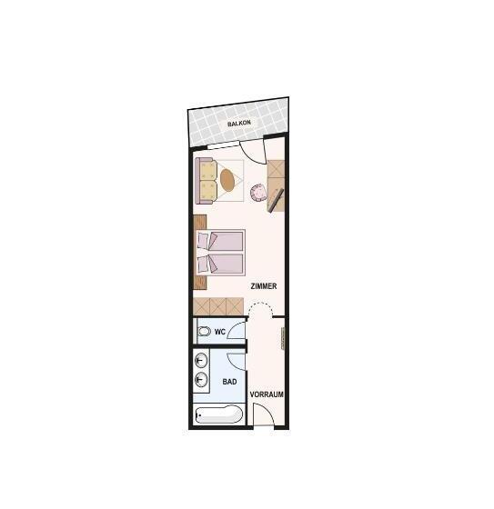 Comfort room with balcony, Alpenland