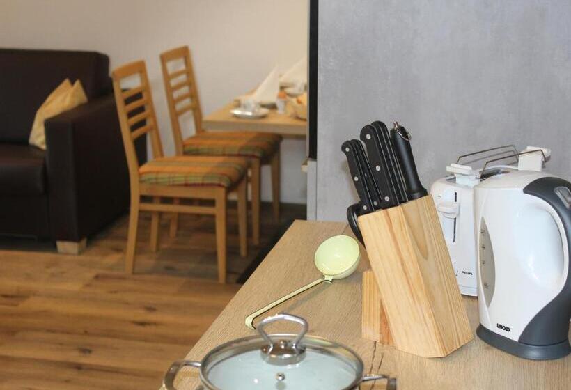 Апартаменты 1 Спальня с Балконом, Pension Norika