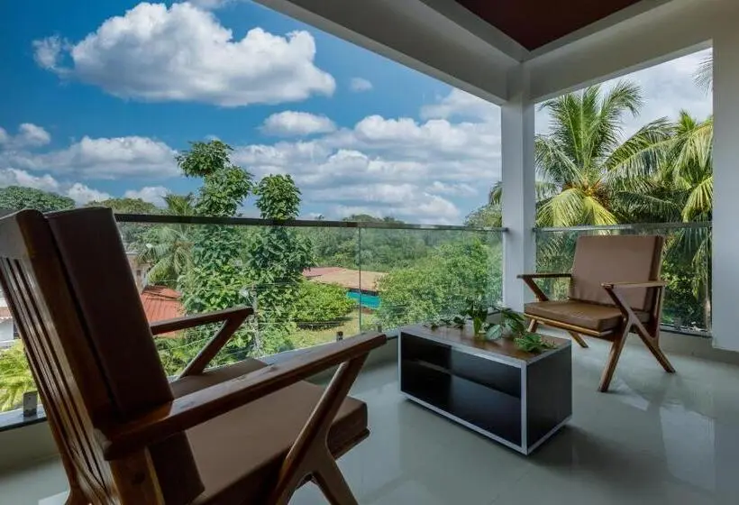 Deluxe-huone Parveke, Om Shanti Residence