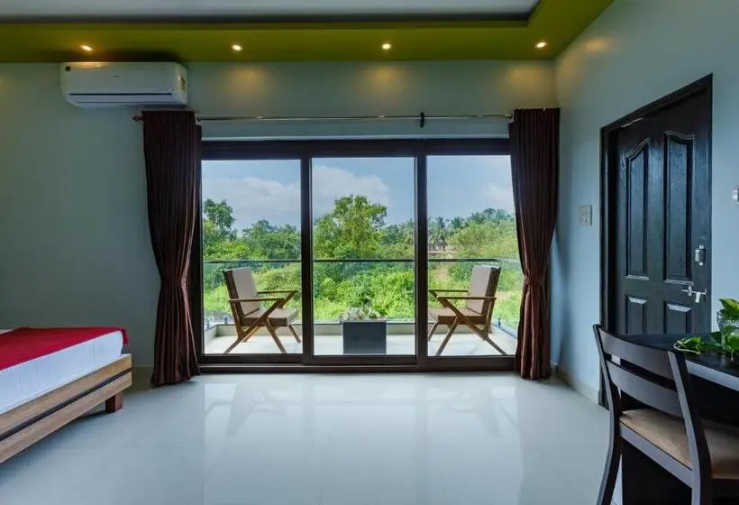 Deluxe-huone Parveke, Om Shanti Residence