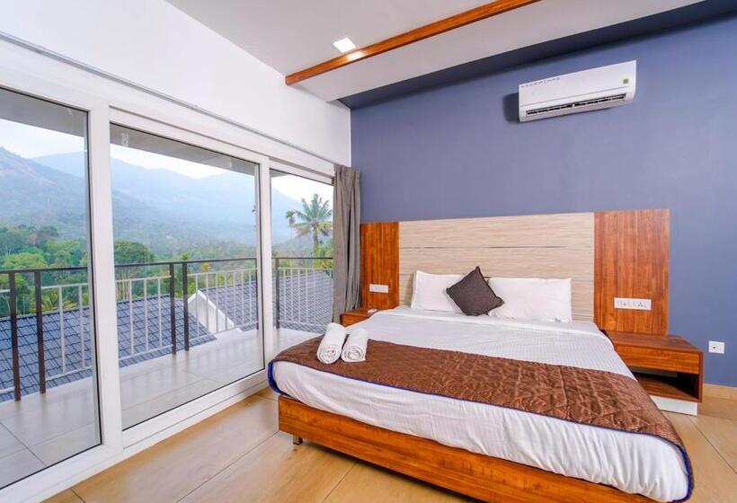 バルコニー付スイート, Munnar Majetsic Resort With Pool By Voye Homes