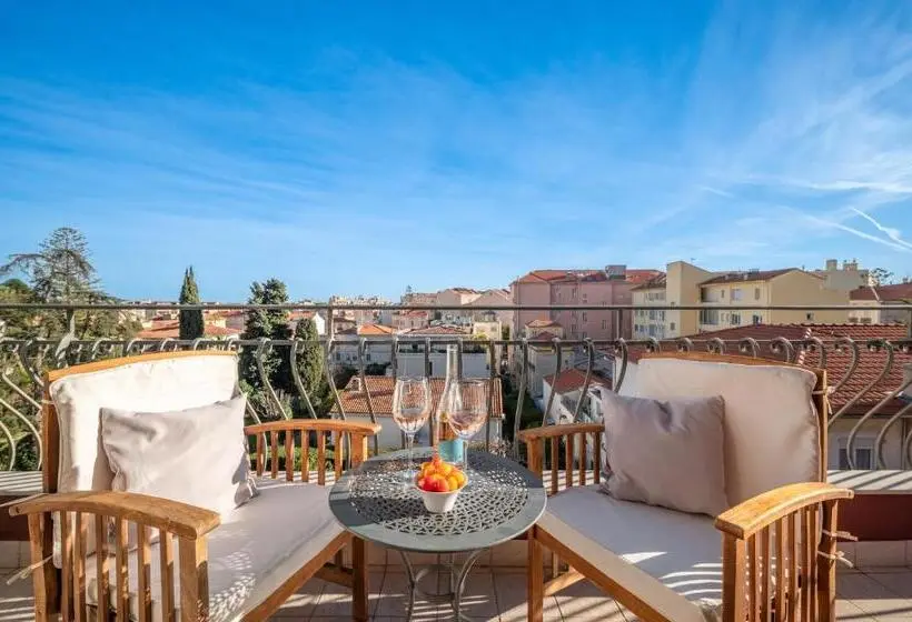 バルコニー付きスタンダードルーム, La Fabrique à Poupées Chambres Et Appartements De Charme Au Coeur De Menton