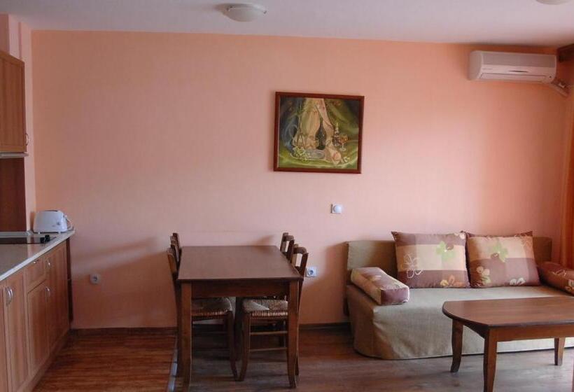 Апартаменты 1 Спальня с Балконом, Condo Hotel Valentina