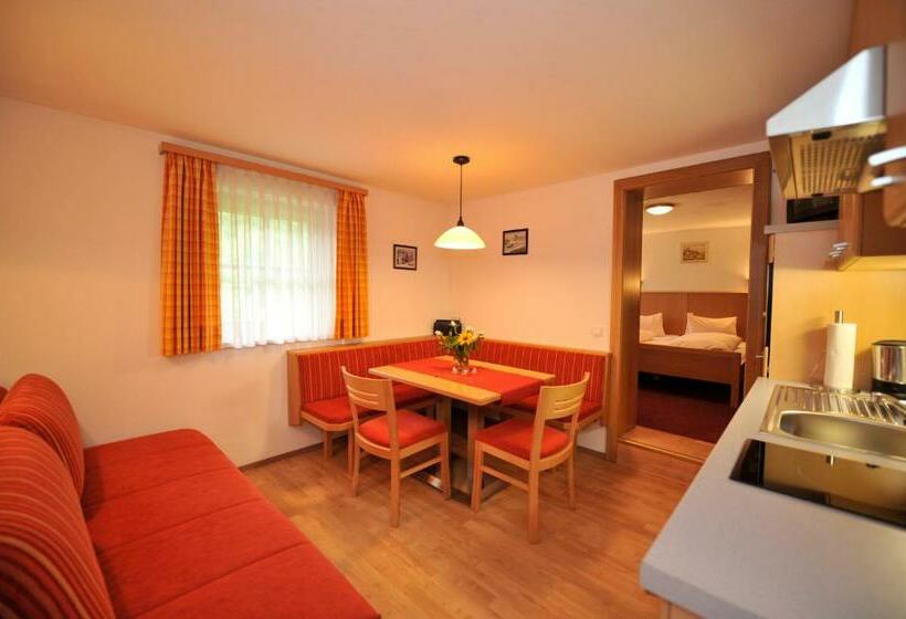 آپارتمان 1 خوابه با چشمانداز باغ, Bauernhof Vorderklinglhub