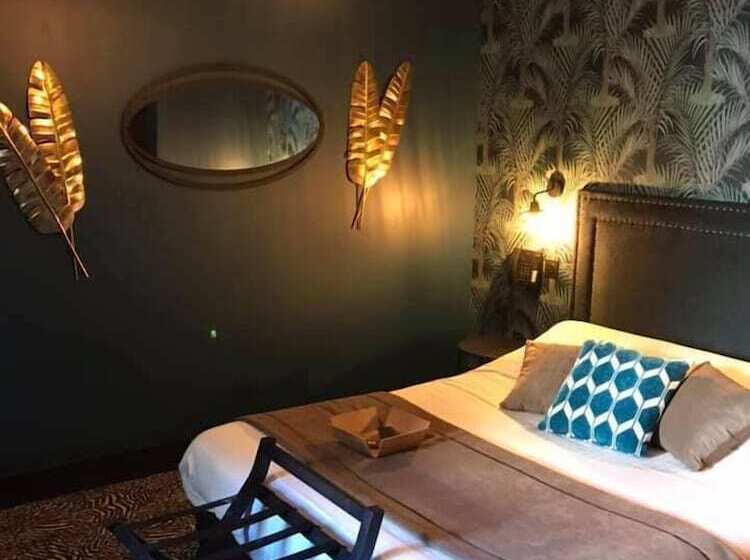 标准房带园景, La Villa 10 Hôtel Spa