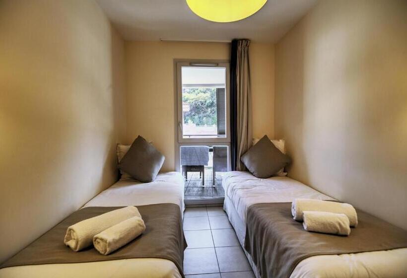 발코니가 있는 2 베드룸 아파트, Residence Pierre & Vacances Premium Julia Augusta