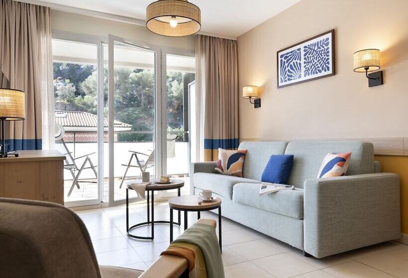 발코니가 있는 2 베드룸 아파트, Residence Pierre & Vacances Premium Julia Augusta