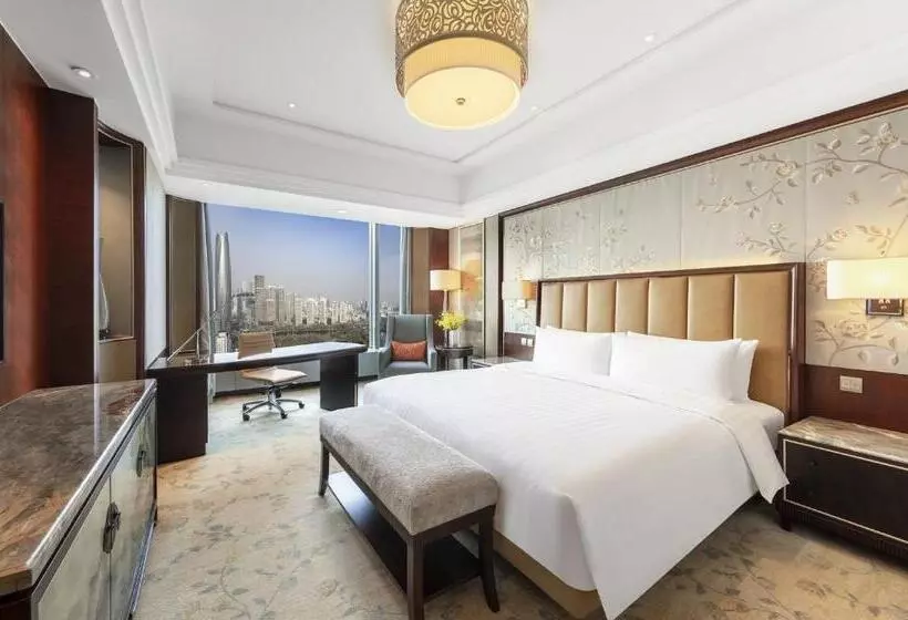 キングサイズベッドのデラックスルーム, Shangrila Shenyang