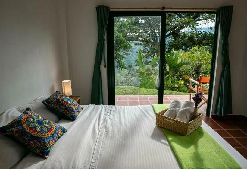 Standard-huone Puutarhanäkymä, Ecohotel Monteverde