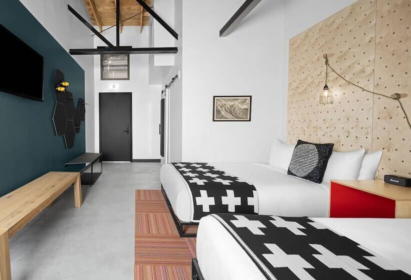 اتاق استاندارد با تخت دو نفره بزرگ, Evo Hotel Salt Lake City