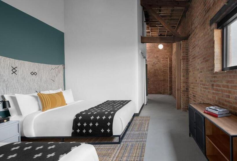 اتاق استاندارد با تخت دو نفره بزرگ, Evo Hotel Salt Lake City