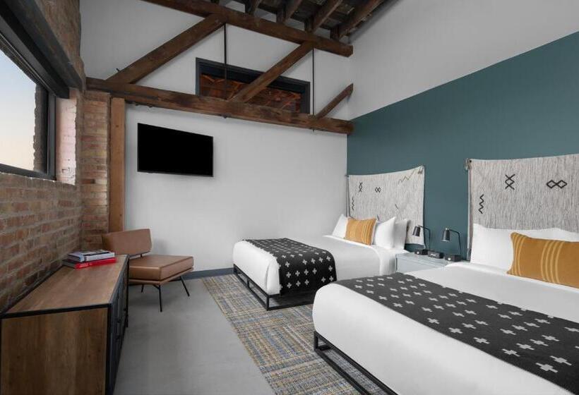 اتاق استاندارد با تخت دو نفره بزرگ, Evo Hotel Salt Lake City