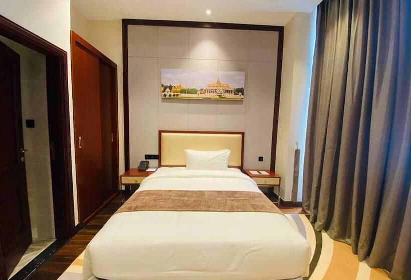 غرفة ديلوكس فردية, V V Hotel Battambang