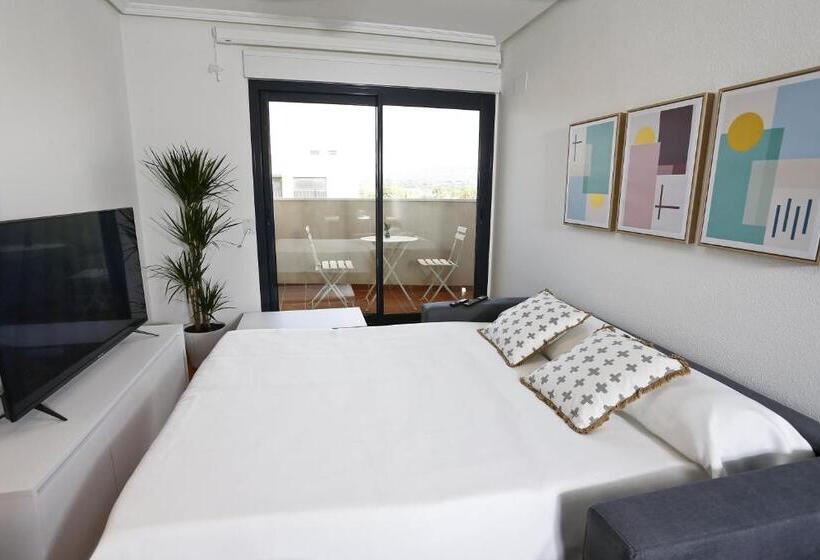 آپارتمان 1 خوابه با تراس, Alojamientos Libertad