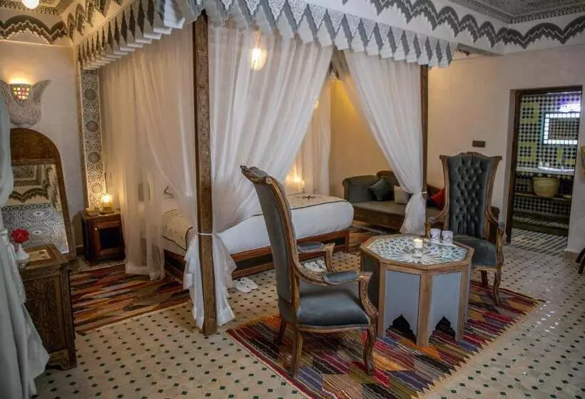 バルコニー付スイート, Ksar Elkabbaba Kasbah & Spa