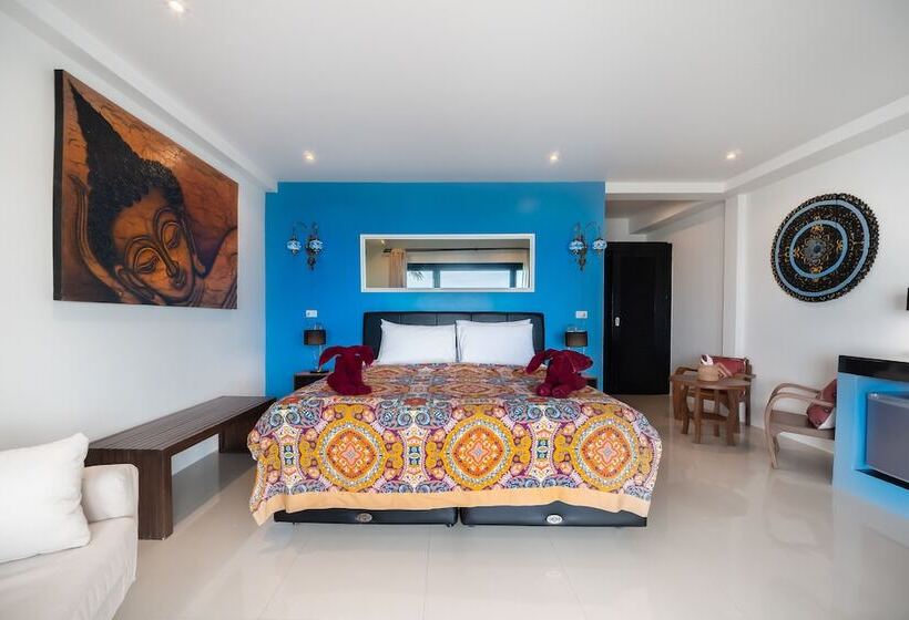 Quarto Deluxe Vista Mar, Crystal Bay Beach Resort