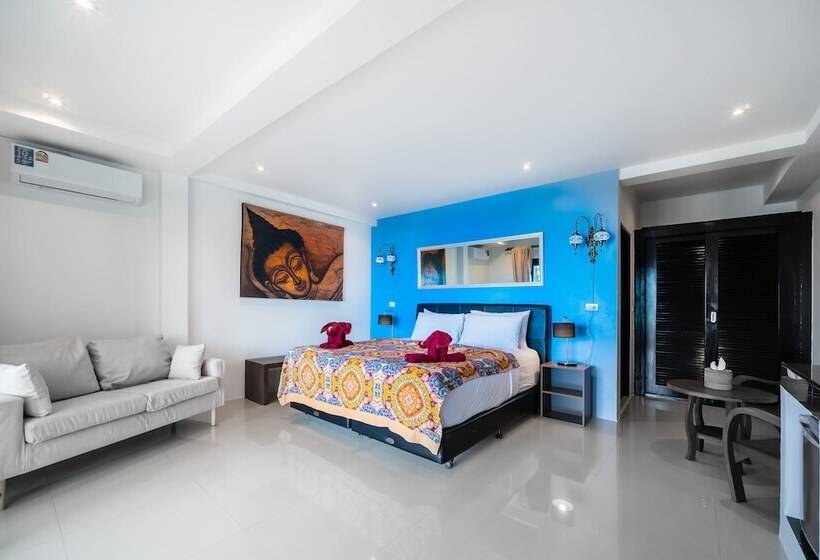 Quarto Deluxe Vista Mar, Crystal Bay Beach Resort