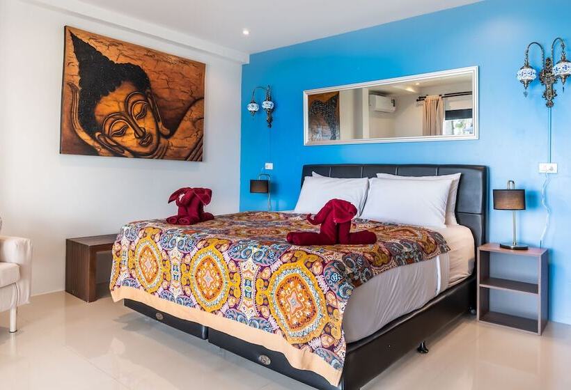 Quarto Deluxe Vista Mar, Crystal Bay Beach Resort