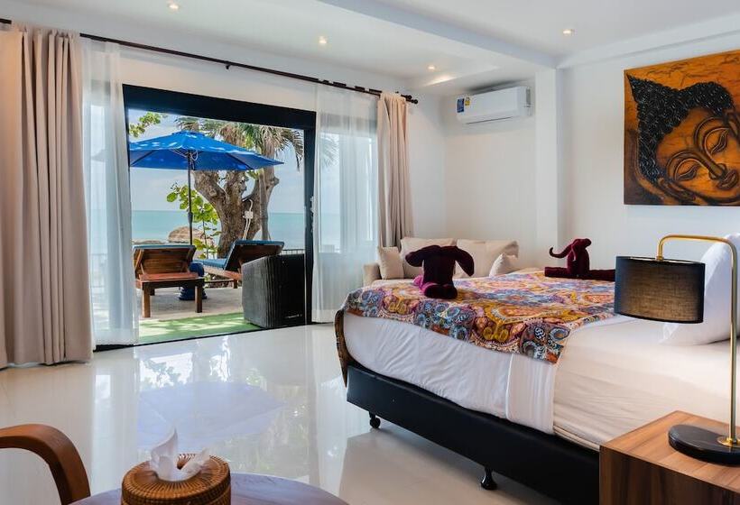 Quarto Deluxe Vista Mar, Crystal Bay Beach Resort