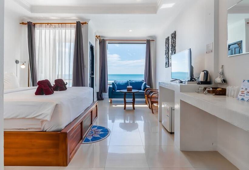 Quarto Deluxe Vista Mar, Crystal Bay Beach Resort