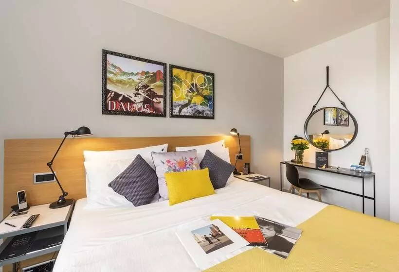 キングサイズベッドのデラックスルーム, Hard Rock Hotel Davos