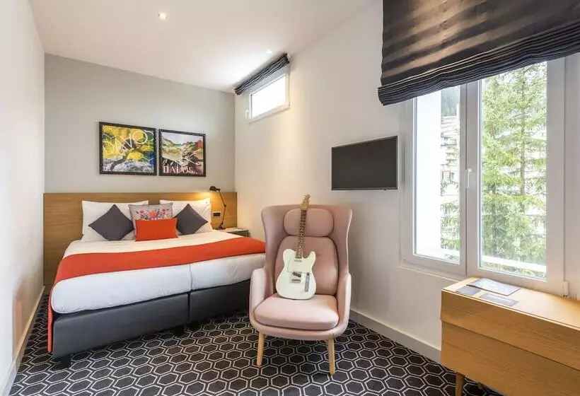 キングサイズベッドのスーペリアルーム, Hard Rock Hotel Davos