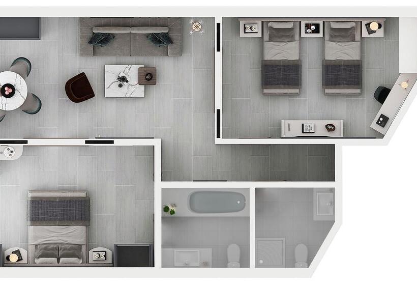 סוויטה משפחתית, Pomegranate Wellness Spa