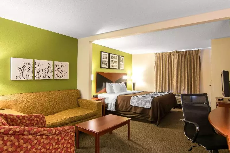 キングサイズベッドのスイートルーム, Sleep Inn & Suites Near Fort Greggadams