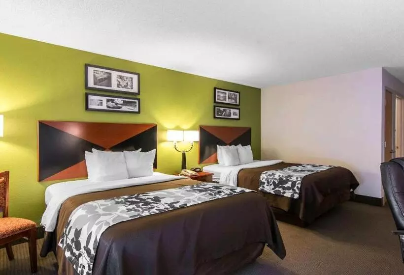 ２ダブルベッドのスタンダードルーム, Sleep Inn & Suites Near Fort Greggadams