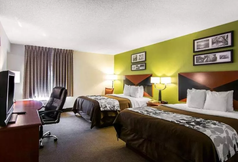 ２ダブルベッドのスタンダードルーム, Sleep Inn & Suites Near Fort Greggadams