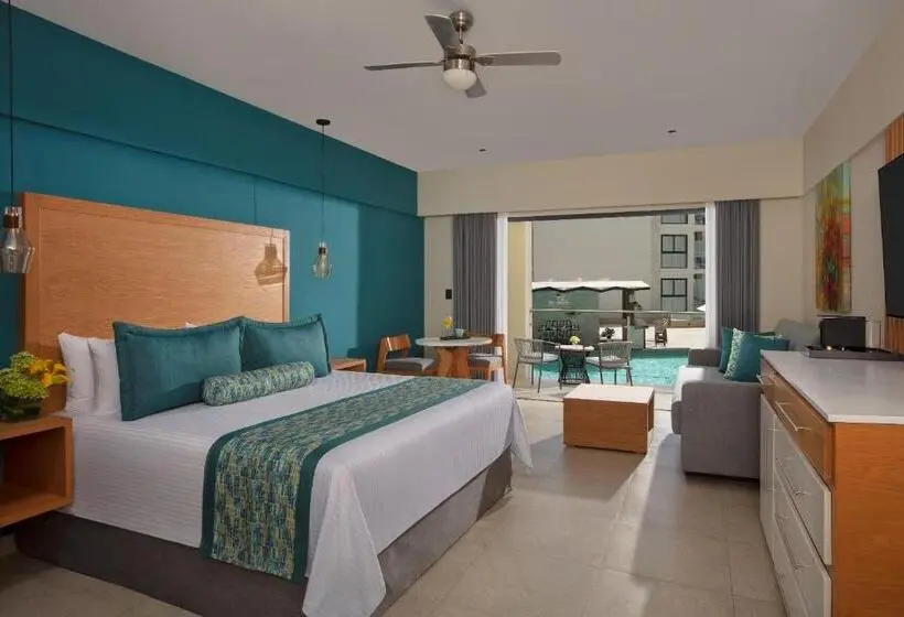 キングサイズベッドのスタンダードルーム, Dreams Cozumel Cape Resort & Spa